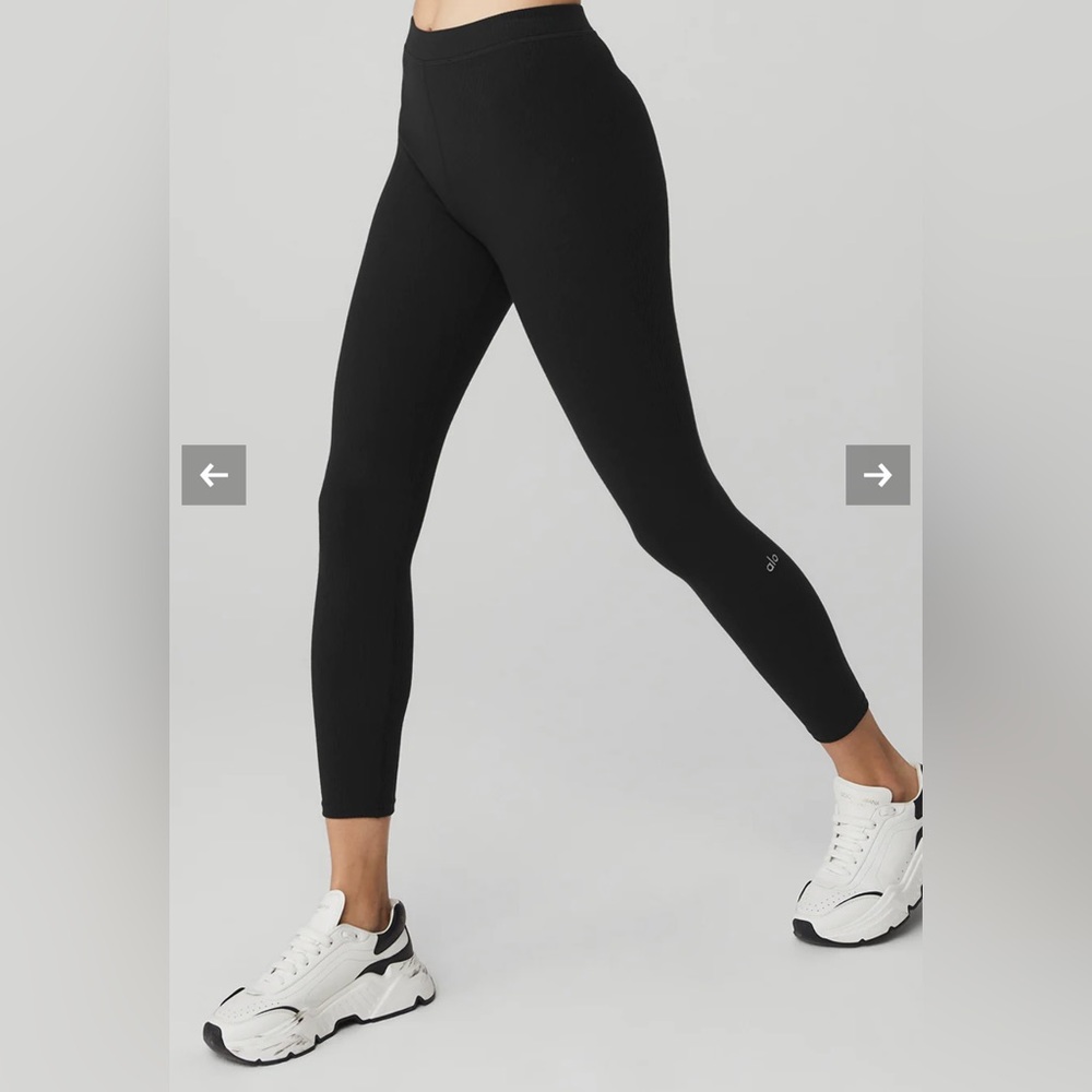 BNWT Alo Ribbed High Waist 7/8 Blissful Legging - SOLD OUT